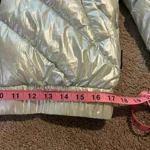 Noize amber mint metallic green puffer jacket bomber size small NEW - Picture 7 of 10